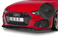 Spoiler pod přední nárazník CSR CUP - Audi A4 / S4 B9 (8W) carbon look matný