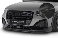 Spoiler pod přední nárazník CSR CUP - Audi Q2 (GA) 2020- černý lesklý