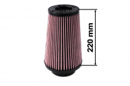 Kuželový filtr TURBOWORKS H:220mm OTW:60-77mm Purple