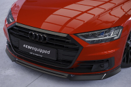 Spoiler pod přední nárazník CSR CUP pro Audi A8 D5 2017-2021 - carbon look matný