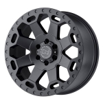 Alloy wheel Matte Gunmetal Warlord Black Rhino