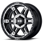 Alloy wheel XD840 Spy II Gloss Black Machined XD Series