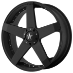 Alloy wheel KM775 Matte Black KMC