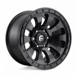 Alloy wheel D630 Tactic Matte Black Fuel