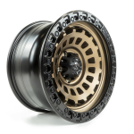 Alloy wheel D634 Zephyr Matte Bronze Black Bead Ring Fuel