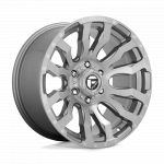 Alloy wheel D693 Blitz Brushed GUN Metal Tinted Clear Fuel