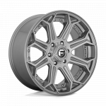 Alloy wheel D705 Siege Brushed GUN Metal Tinted Clear Fuel