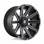 Alloy wheel D616 Contra Matte Black Milled Fuel