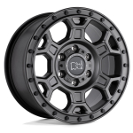 Alloy wheel Matte Gunmetal W/ Black Bolts Midhill Black Rhino