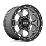 Alloy wheel KM541 Dirty Harry Satin Gray W/ Black LIP KMC