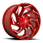 Alloy wheel D754 Reaction Candy RED Milled Fuel