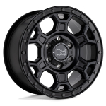 Alloy wheel Matte Black W/ Gunmetal Bolts Midhill Black Rhino