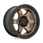 Alloy wheel D751 Block Matte Bronze W/ Black Ring Fuel