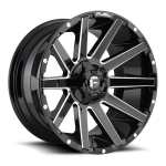 Alloy wheel D615 Contra Gloss Black Milled Fuel