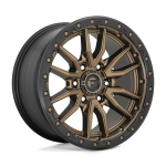 Alloy wheel D681 Rebel Matte Bronze Black Bead Ring Fuel