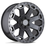 Alloy wheel Matte Gunmetal Warlord Black Rhino