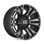 Alloy wheel XD851 Monster 3 Satin Black W/ Gray Tint XD Series