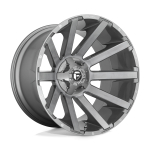 Alloy wheel D714 Contra Platinum Brushed GUN Metal Tinted Clear Fuel