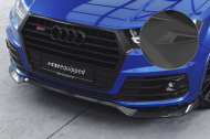 Spoiler pod přední nárazník CSR CUP pro Audi Q7 (4M) S-Line / SQ7 (4M) - černá struktura