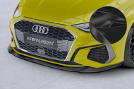 Spoiler pod přední nárazník CSR CUP - Audi A3 8Y S-Line / S3 8Y černý lesklý