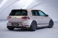Spoiler pod zadní nárazník, difuzor VW Golf 7 (Typ AU) R - Carbon look lesklý