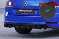 Spoiler pod zadní nárazník, difuzor VW Golf 7 Variant R - Černá struktura