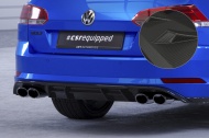 Spoiler pod zadní nárazník, difuzor VW Golf 7 Variant R - Carbon look matný