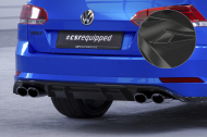 Spoiler pod zadní nárazník, difuzor VW Golf 7 Variant R - Carbon look lesklý