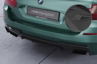 Spoiler pod zadní nárazník, difuzor BMW 5 F10/F11 550i/550d M-Paket - Černý matný