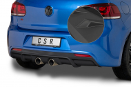 Spoiler pod zadní nárazník, difuzor VW Golf 6 R - Černý matný