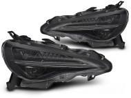 Přední světla s LED pro TOYOTA GT86 2012-2021 černá