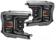 Přední světla s LED pro Ford F150 MK13 2017-2020 černá