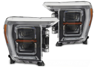 Přední světla s LED pro Ford F150 MK14 2020-2023 černá