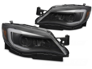 Přední světla s LED pro SUBARU WRX 2008-2014 černá