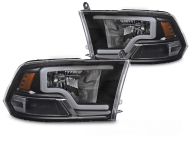 Přední světla s LED pro DODGE RAM 2009-2018 černá
