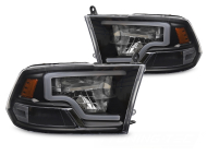 Přední světla s LED pro DODGE RAM 2009-2018 černá