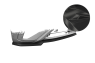 Spoiler pod přední nárazník CSR CUP pro VW Tiguan 2 (Typ AD) Allspace 2021- carbon look lesklý