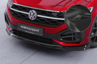Spoiler pod přední nárazník CSR CUP pro VW T-Roc (A1) R-Line 2022- carbon look lesklý