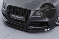 Spoiler pod přední nárazník CSR CUP pro Audi RS5 (8T) 2012-2015 černý lesklý
