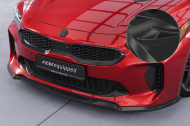 Spoiler pod přední nárazník CSR CUP - Kia Stinger GT carbon look lesklý
