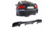 Zadní podspoiler - difuzor BMW 3 E90 E91 černý matný M-tech