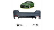 Zadní nárazník pro Audi A5 F5 2016-2019 s difuzorem a koncovkami