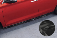 Prahové difuzory CSR pro Hyundai I30 (PD) černý lesklý