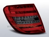 Zadní světla LED Lightbar Mercedes-Benz W204 kombi 07-11 červená/kouřová