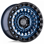 Alloy wheel Cobalt Blue W/ Black Ring Sentinel Black Rhino