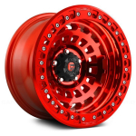 Alloy wheel D100 Zephyr Beadlock Candy Red Fuel
