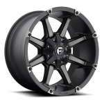Alloy wheel D556 Coupler Matte Black/Double Dark Tint Fuel