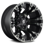 Alloy wheel D569 Vapor New Matte Black/Double Dark Tint Fuel