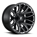 Alloy wheel D623 Warrior Gloss Black Milled Fuel