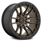 Alloy wheel D681 Rebel 6 Matte Bronze Black Bead Ring Fuel